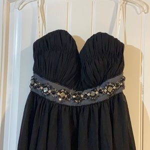 Short black homecoming dress
